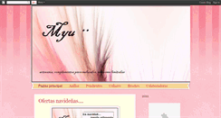 Desktop Screenshot of myumyuartesania.blogspot.com