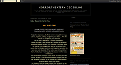 Desktop Screenshot of horrortheatervideos.blogspot.com