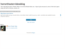 Tablet Screenshot of horrortheatervideos.blogspot.com