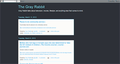 Desktop Screenshot of grayrabbit.blogspot.com