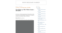 Desktop Screenshot of newgamesrelease.blogspot.com