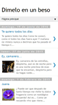 Mobile Screenshot of dimeloenunbeso.blogspot.com