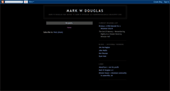 Desktop Screenshot of markwdouglas.blogspot.com