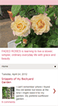 Mobile Screenshot of fadedroseschris.blogspot.com