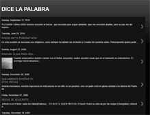 Tablet Screenshot of dicelapalabra.blogspot.com