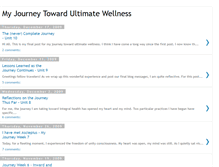 Tablet Screenshot of myjourneytowardultimatewellness.blogspot.com