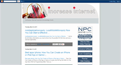 Desktop Screenshot of increase-internet.blogspot.com