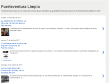 Tablet Screenshot of fuerteventuralimpia.blogspot.com