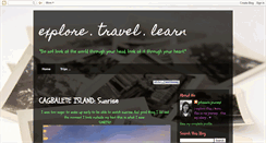 Desktop Screenshot of exploretravellearn.blogspot.com