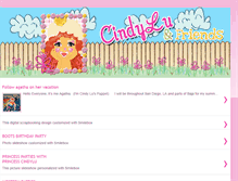 Tablet Screenshot of cindyluandfriends.blogspot.com