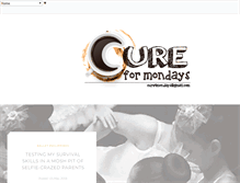 Tablet Screenshot of cure4mondays.blogspot.com