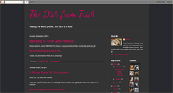 Desktop Screenshot of dishfromtrish.blogspot.com