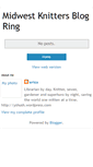 Mobile Screenshot of midwestknit.blogspot.com
