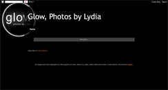 Desktop Screenshot of glowphotosbylydia.blogspot.com