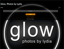 Tablet Screenshot of glowphotosbylydia.blogspot.com