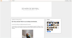 Desktop Screenshot of blogeshoradeserreal.blogspot.com