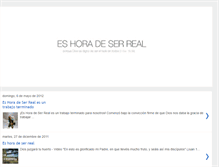 Tablet Screenshot of blogeshoradeserreal.blogspot.com
