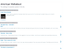 Tablet Screenshot of americanwalkabout.blogspot.com