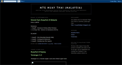 Desktop Screenshot of malaysiantigers.blogspot.com