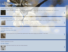 Tablet Screenshot of iamnowlearningtobeme.blogspot.com