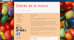 Desktop Screenshot of detrasdelonuevo.blogspot.com