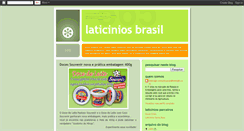 Desktop Screenshot of laticiniosbrasil.blogspot.com