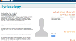 Desktop Screenshot of lyricsology.blogspot.com