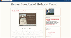 Desktop Screenshot of pleasantstreetumc.blogspot.com