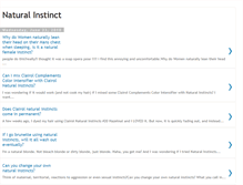 Tablet Screenshot of natural-instinct-dc.blogspot.com