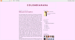 Desktop Screenshot of colombianana.blogspot.com