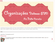 Tablet Screenshot of organizacoesvaliosas.blogspot.com