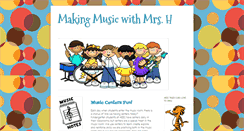 Desktop Screenshot of makingmusicwithmrsh.blogspot.com