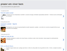 Tablet Screenshot of prazeremviverbem.blogspot.com