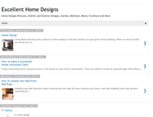 Tablet Screenshot of excellent-homedesigns.blogspot.com