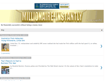 Tablet Screenshot of millionaireinstantly.blogspot.com