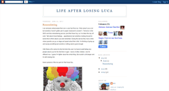Desktop Screenshot of lifeafterlosingluca.blogspot.com