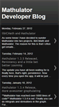 Mobile Screenshot of mathulator-dev.blogspot.com