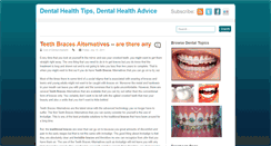 Desktop Screenshot of dental-health-advice.blogspot.com