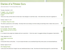 Tablet Screenshot of fitnessguru.blogspot.com