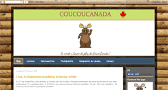 Desktop Screenshot of coucoucanada.blogspot.com