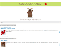 Tablet Screenshot of coucoucanada.blogspot.com