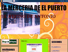 Tablet Screenshot of lamerceriadeelpuerto.blogspot.com