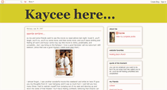 Desktop Screenshot of kayceesmith.blogspot.com