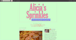Desktop Screenshot of alicias-sprinkles.blogspot.com