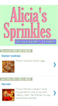 Mobile Screenshot of alicias-sprinkles.blogspot.com