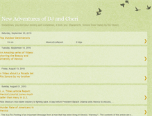 Tablet Screenshot of djandcheri.blogspot.com