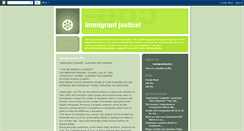 Desktop Screenshot of immigrantjustice.blogspot.com