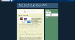 Desktop Screenshot of gesekkartu.blogspot.com