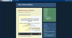 Desktop Screenshot of andreubeltran.blogspot.com
