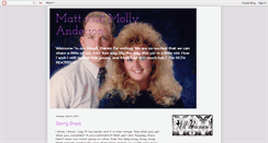 Desktop Screenshot of mandmandersonfamily.blogspot.com